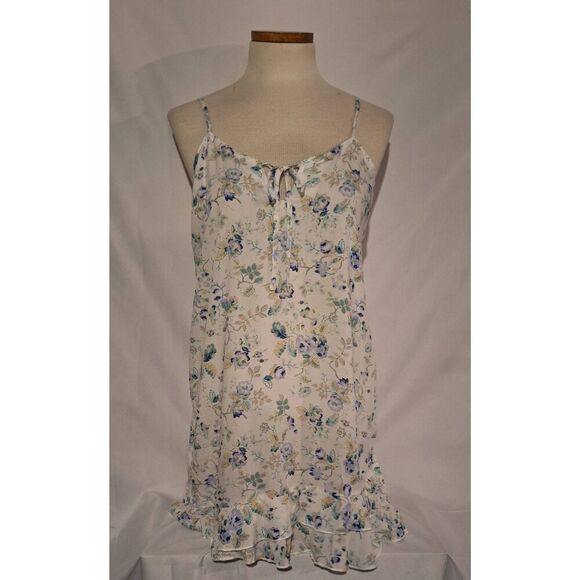 BP. Nordstrom Womens Floral Tie Front Spaghetti Strap Lightweight Dress Size M - Picture 1 of 4